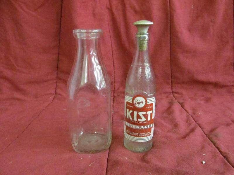 lot 27 image: Vintage Kist Bottle with sprinkler ...