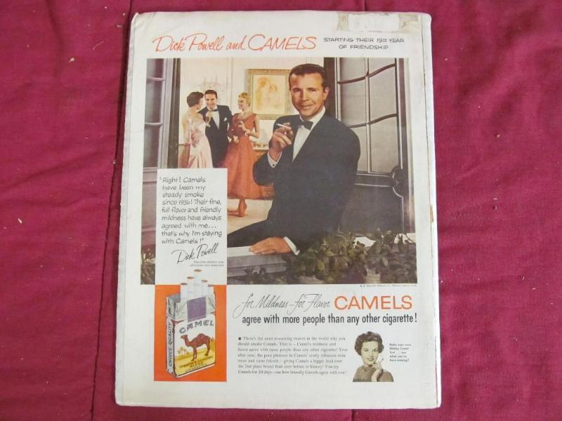 lot 38 image: Camel Cigarette Advertising Poster...