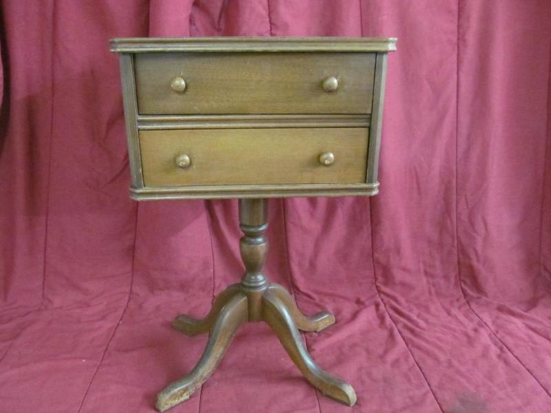 lot 51 image: Sewing Table with 2 drawers 16"...