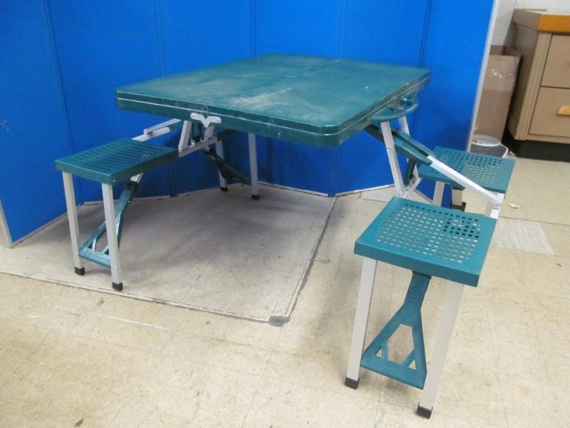 lot 53 image: Picnic Table fold up into own case...
