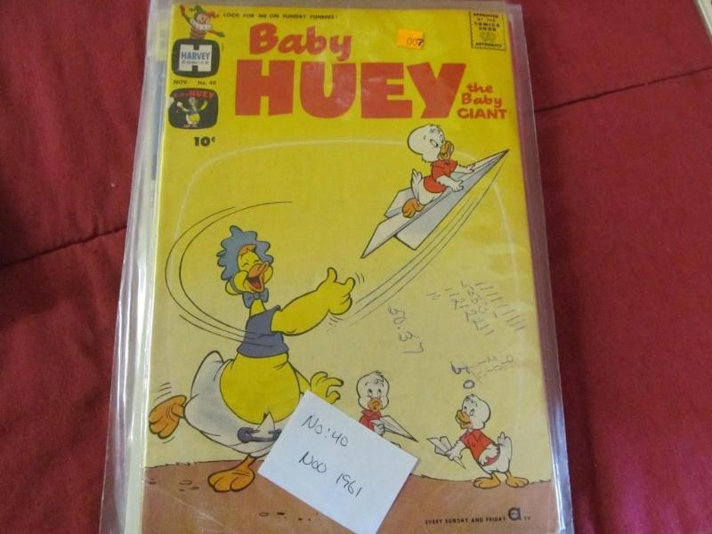lot 7 image: Harvey .10 Nov. 1961 #40 Baby Huey...