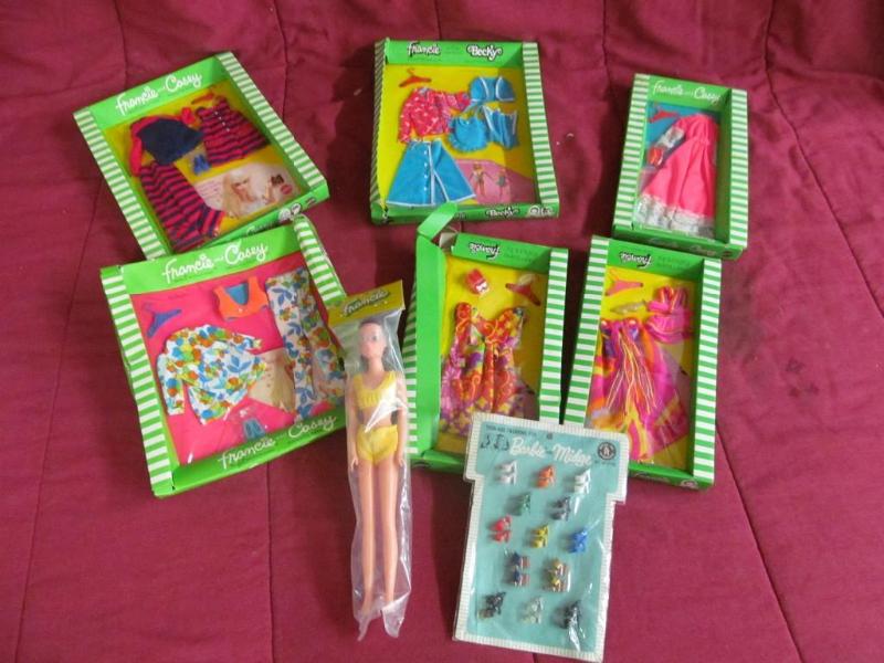 lot 88 image: Mattel Francie and several New In B...