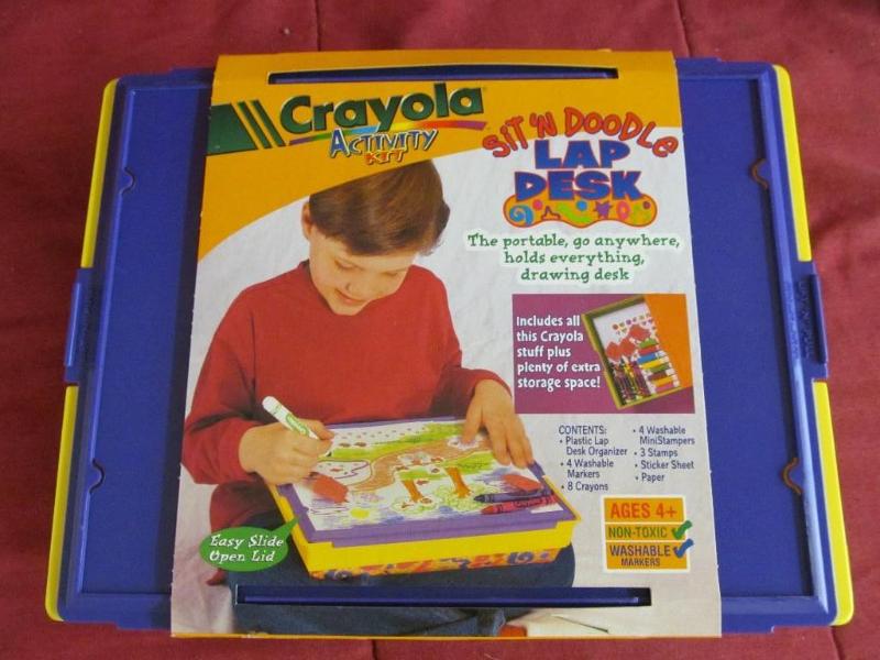 lot 97 image: Crayola Activity Set Lap Desk...