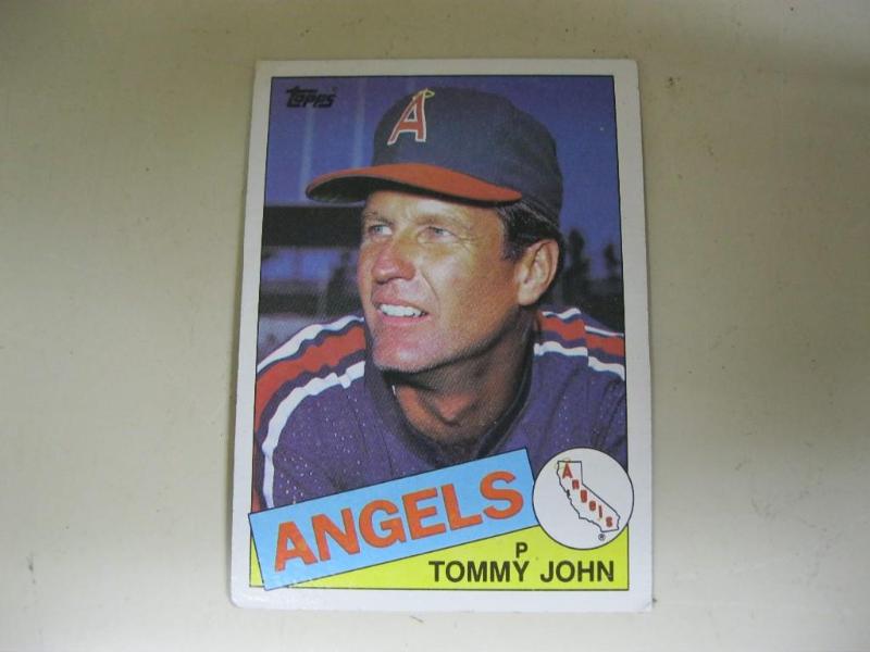 Tommy John Baseball Card...