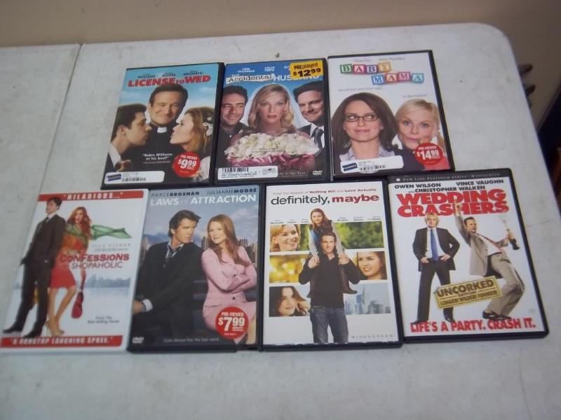 Lot Of 7 DVDS Good Condition...