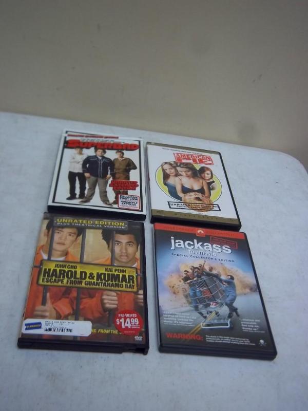 Lot Of 4 DVDS Good Condition...