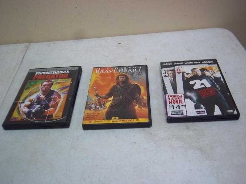 Lot Of 3 DVDS Good Condition...