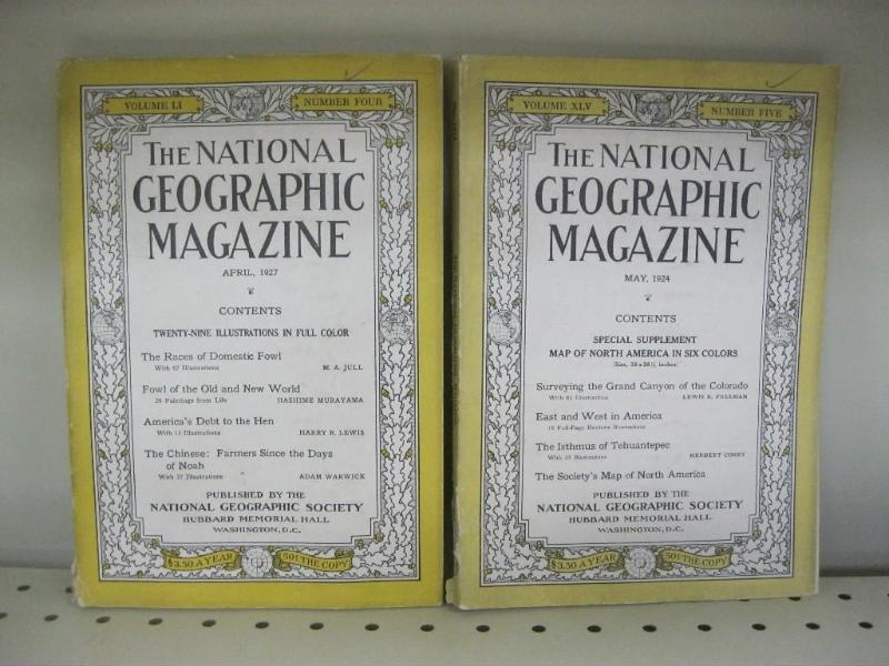 Vintage 1920s National Geographic ...