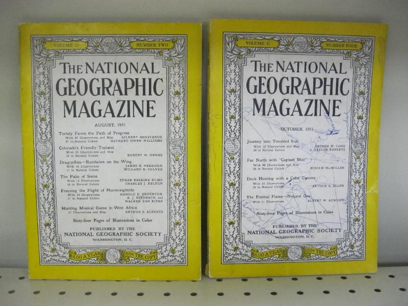 Vintage 1950s National Geographic ...