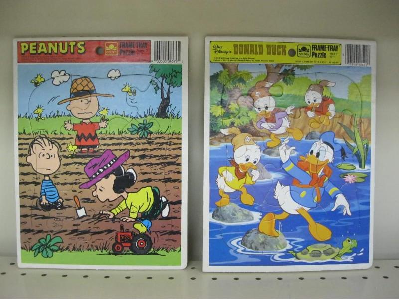 Pair Of Vintage Board Puzzles...
