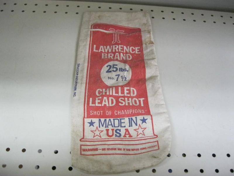 Vintage Lead Shot Canvass Bag...