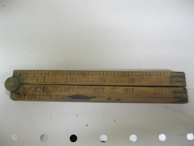 Vintage Lufkin&nbspWood And Brass ...