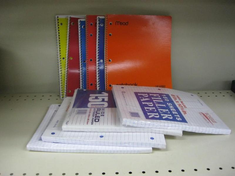 Lot Of New Notebooks And Filler Pap...