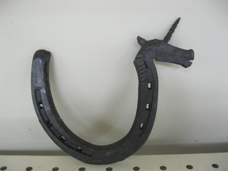 Unicorn Horseshoe Folk Art...