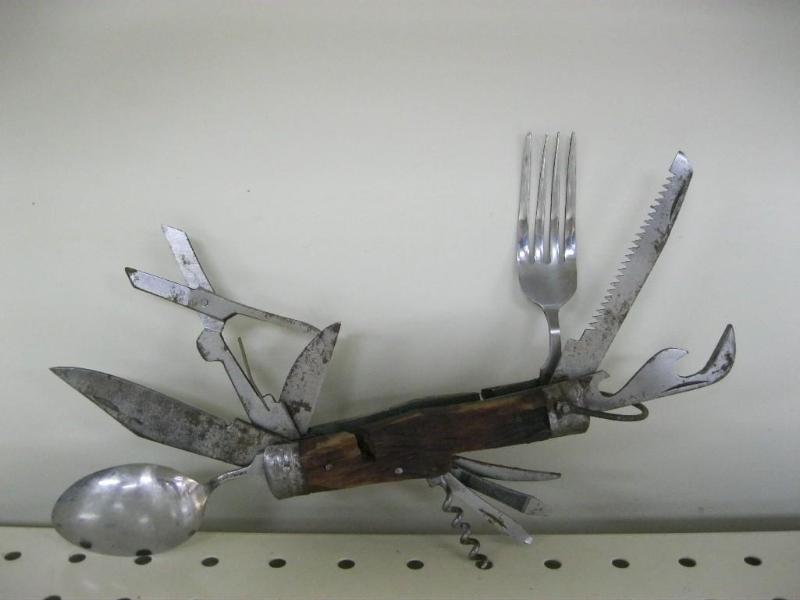 Large Vintage Swiss Army Style Knif...