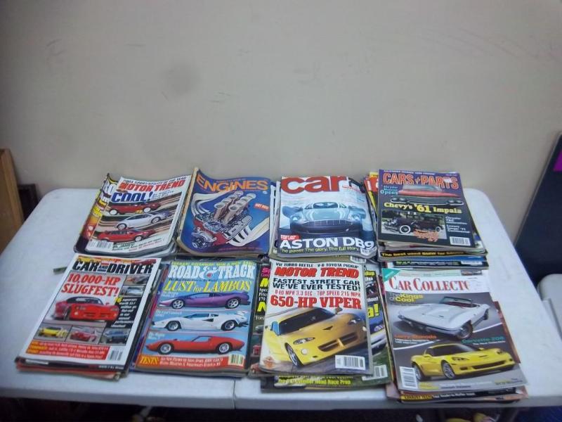 Large Lot Of Various Auto Magazines...