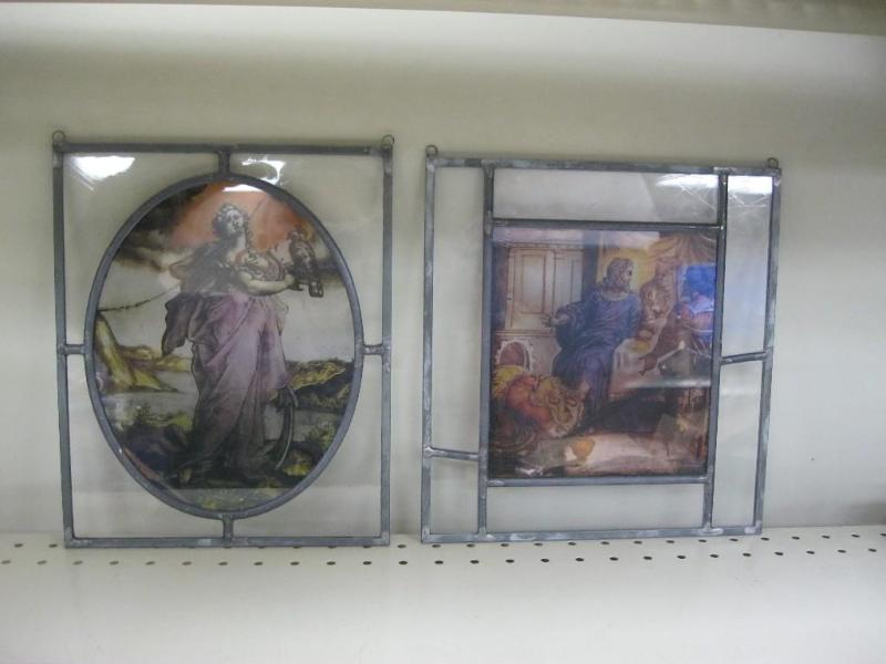 Heavy Glass Window Hangings...