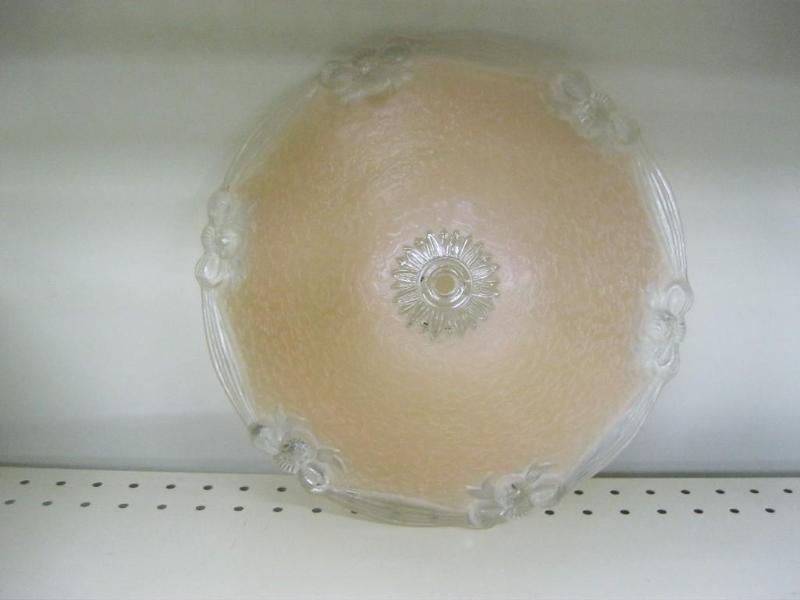 Vintage Glass Thick Glass Ceiling L...