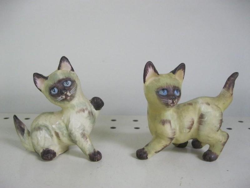 Pair Of Vintage Lefton&nbspSiamese...
