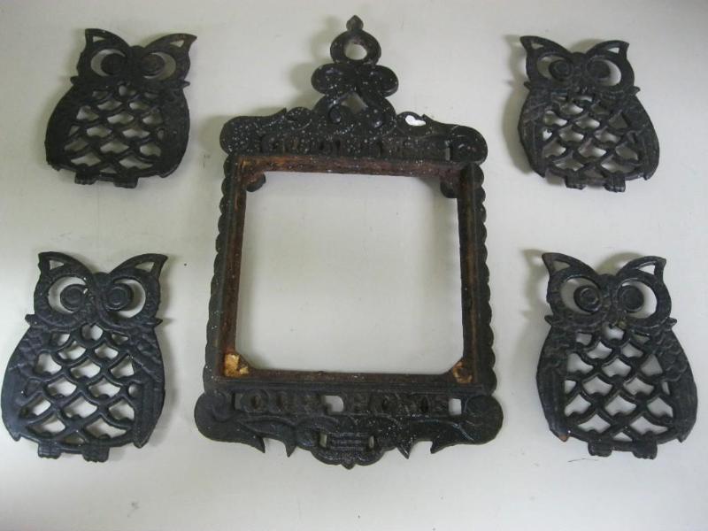 Lot Of Vintage Cast Metal Items...