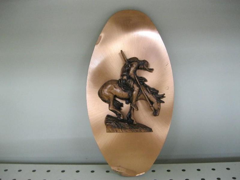 Vintage Copperama&nbspIndian Plaqu...