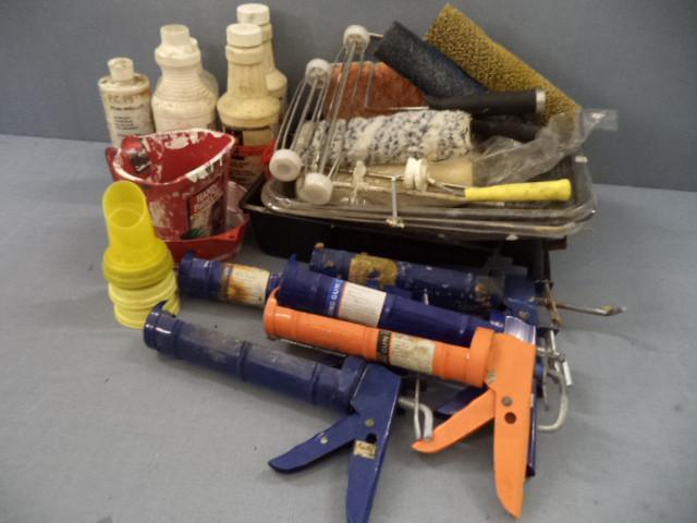 lot 117 image: Paint Tools, Chemicals