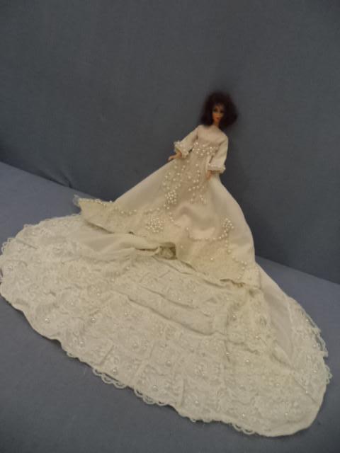 lot 121 image: 1970s Barbie Bridal Dress