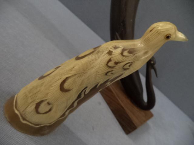 lot 125 image: Hand Carved Horns