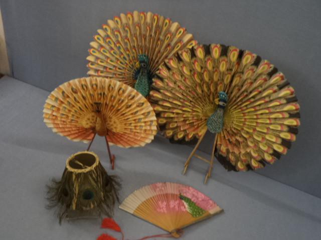 lot 145 image: Hand Painted Hand Fans