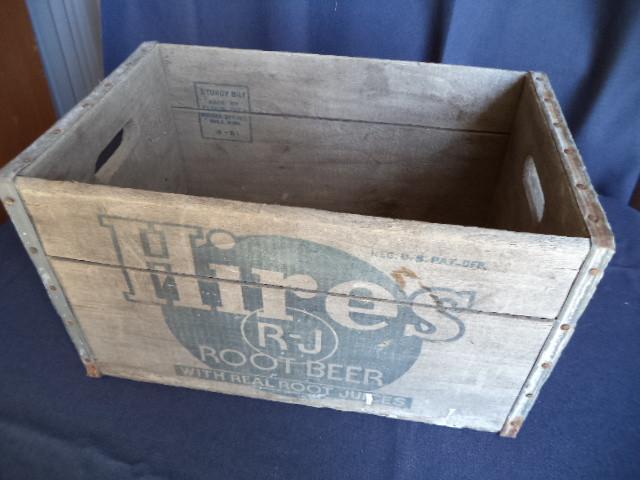 lot 18 image: RJ Hires Root Beer Crate