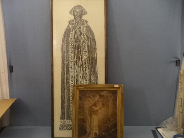 lot 72 image: Irish Saint Church Rubbing