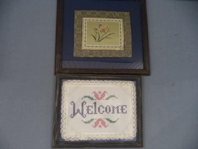 lot 74 image: Embroidered Silk Quilt