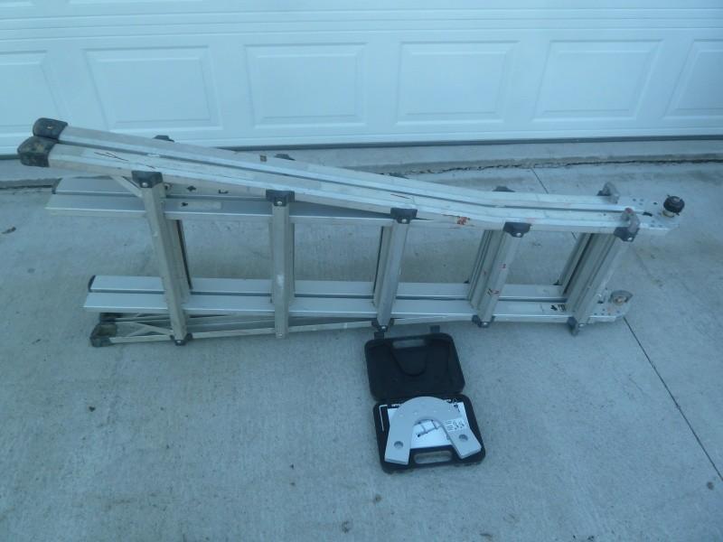 lot 55 image: Gorilla Ladder System 4 in 1 Profe...