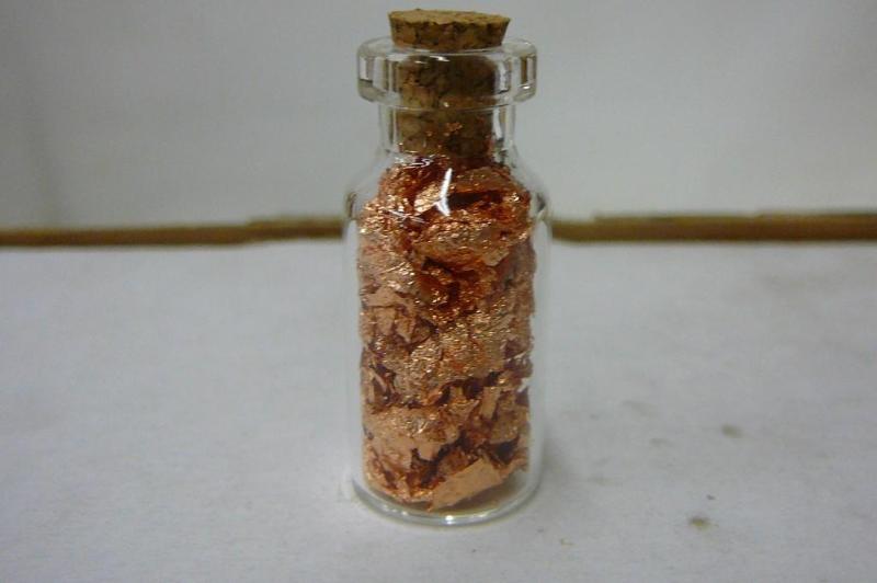 1 Vial of copper flakes 1-14 long ...
