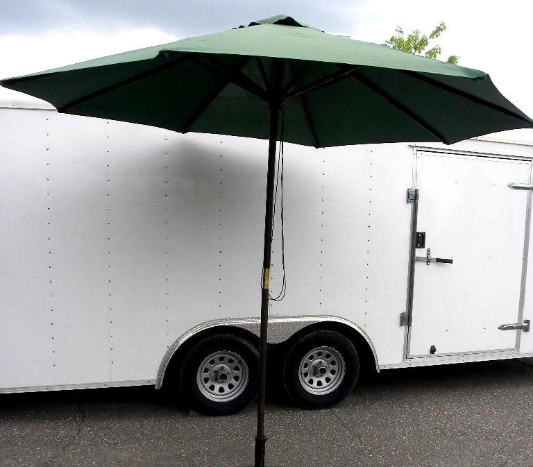 9-ft&nbsp Market Umbrella, hunter ...
