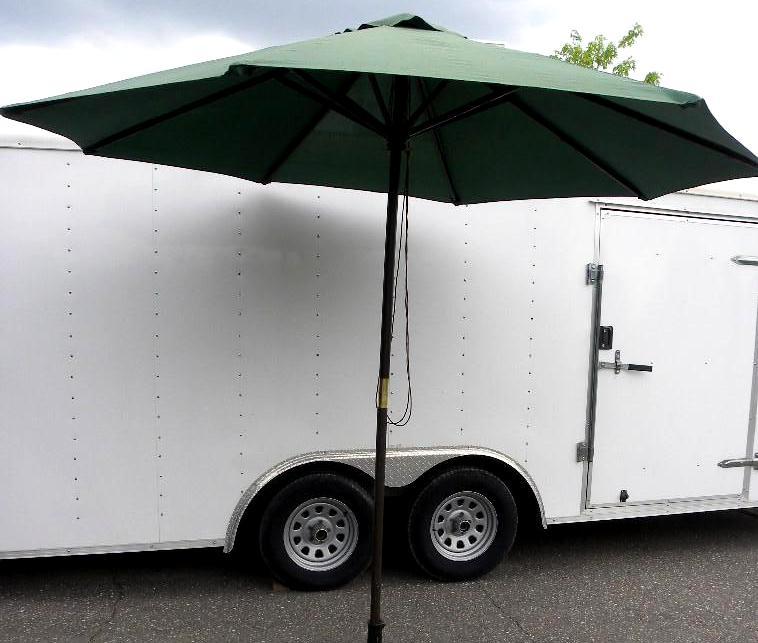 9-ft&nbsp Market Umbrella, hunter ...