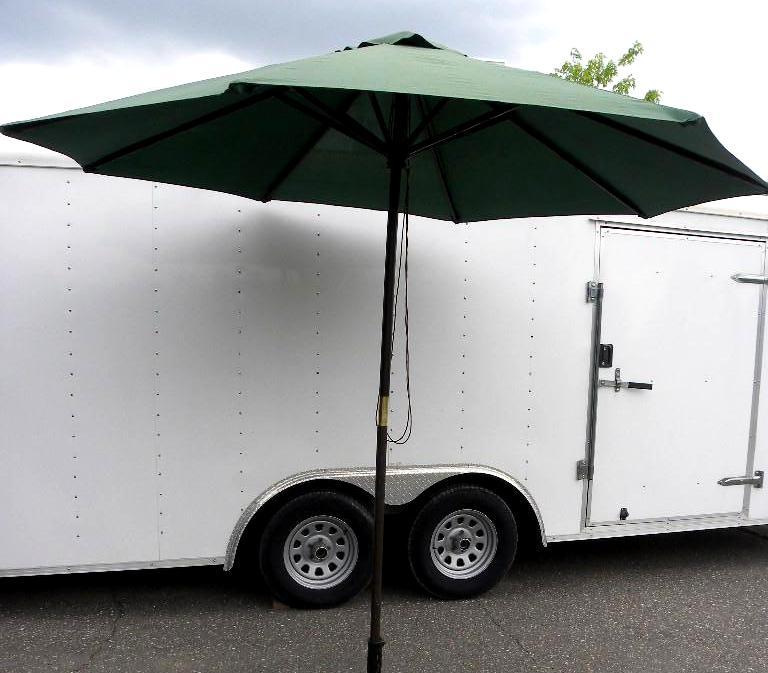9-ft&nbsp Market Umbrella, hunter ...