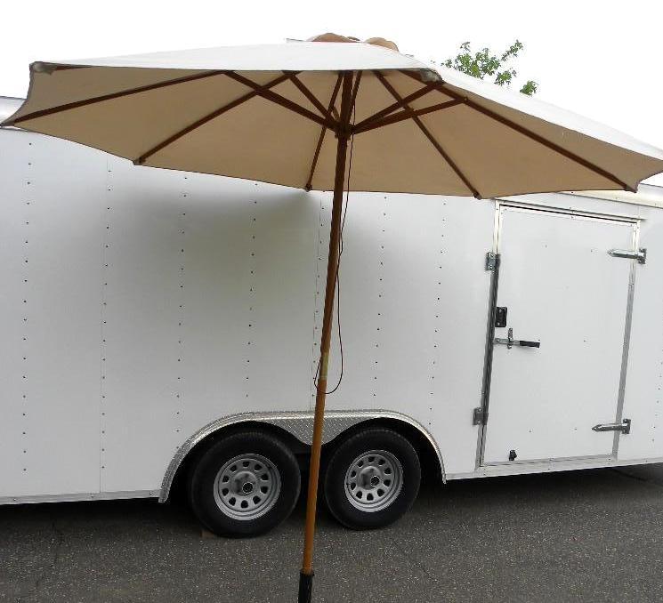 9-ft&nbsp Market Umbrella, khaki, ...