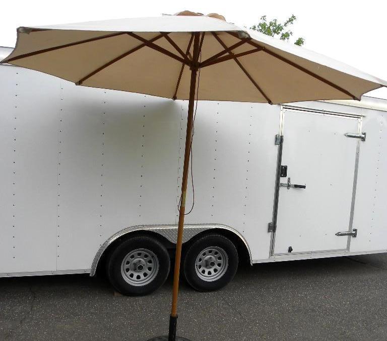 9-ft&nbsp Market Umbrella, khaki, ...