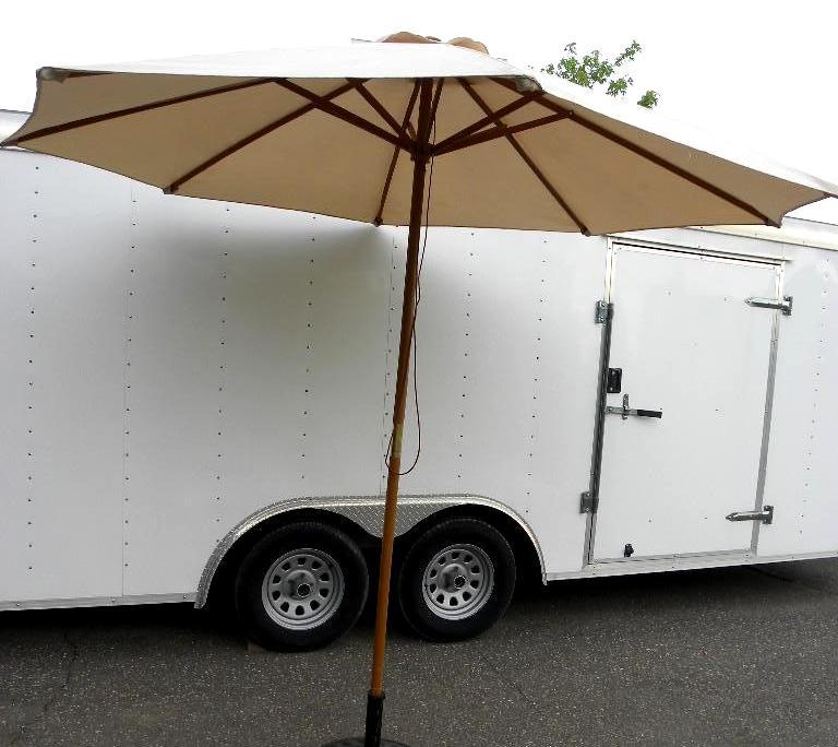 9-ft&nbsp Market Umbrella, khaki, ...