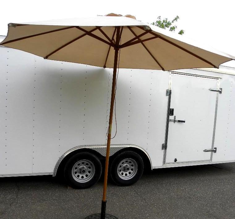 9-ft&nbsp Market Umbrella, khaki, ...
