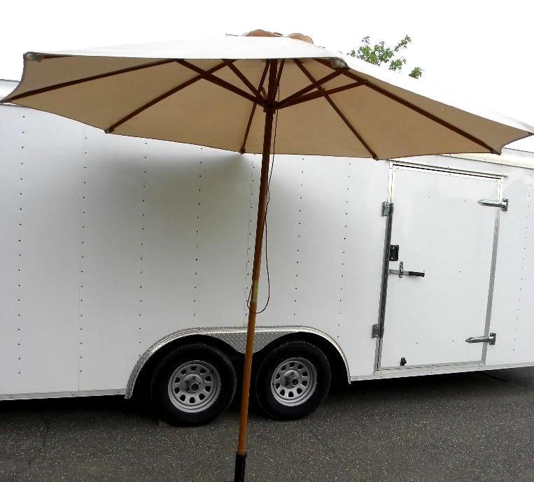 9-ft&nbsp Market Umbrella, khaki, ...