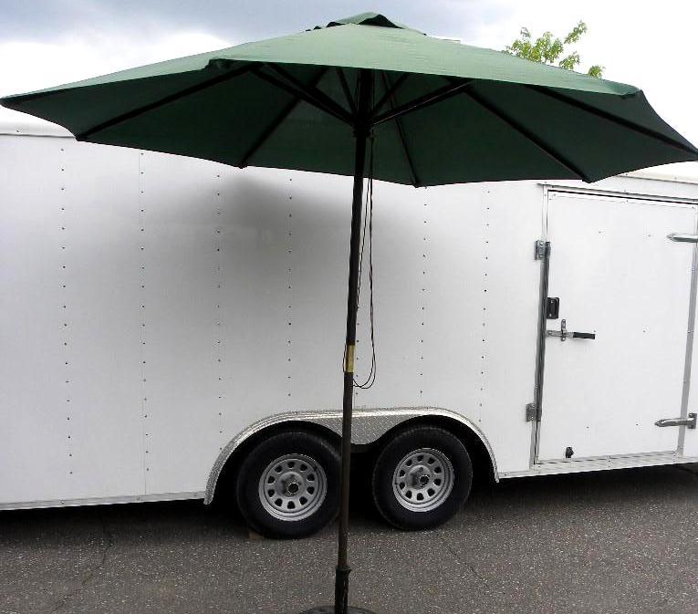 9-ft&nbsp Market Umbrella, hunter ...