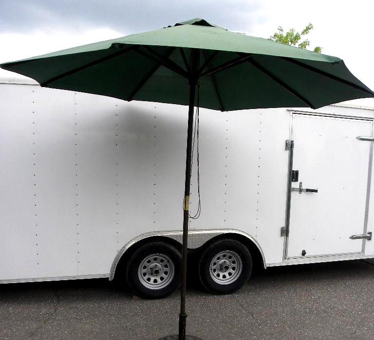 9-ft&nbsp Market Umbrella, navy bl...