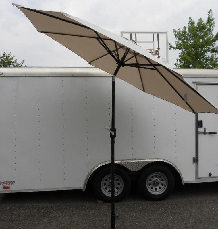 9 foot Deluxe Market Umbrella, khak...