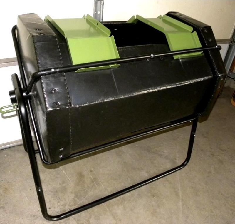 Compost Tumbler, heavy duty steel f...