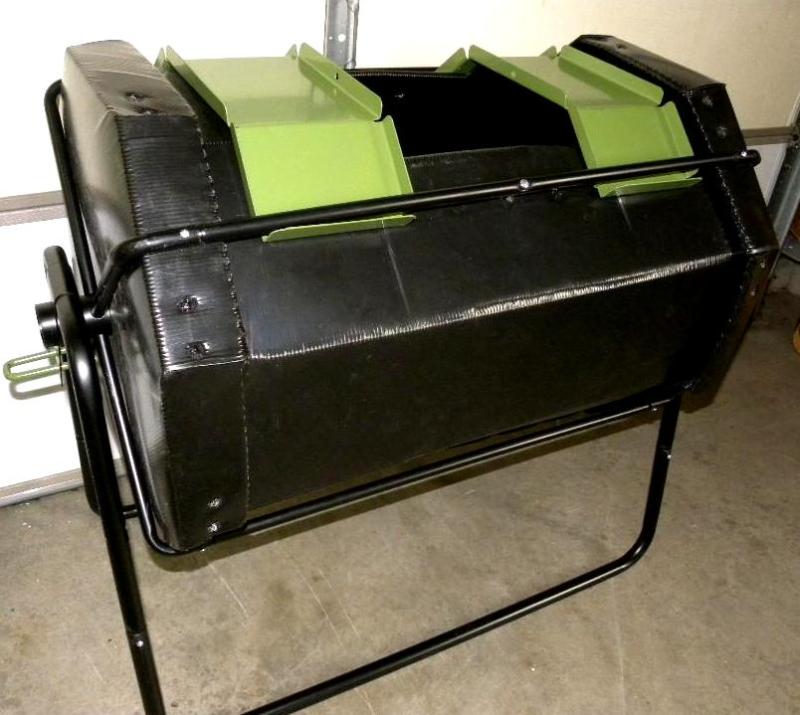 Compost Tumbler, heavy duty steel f...