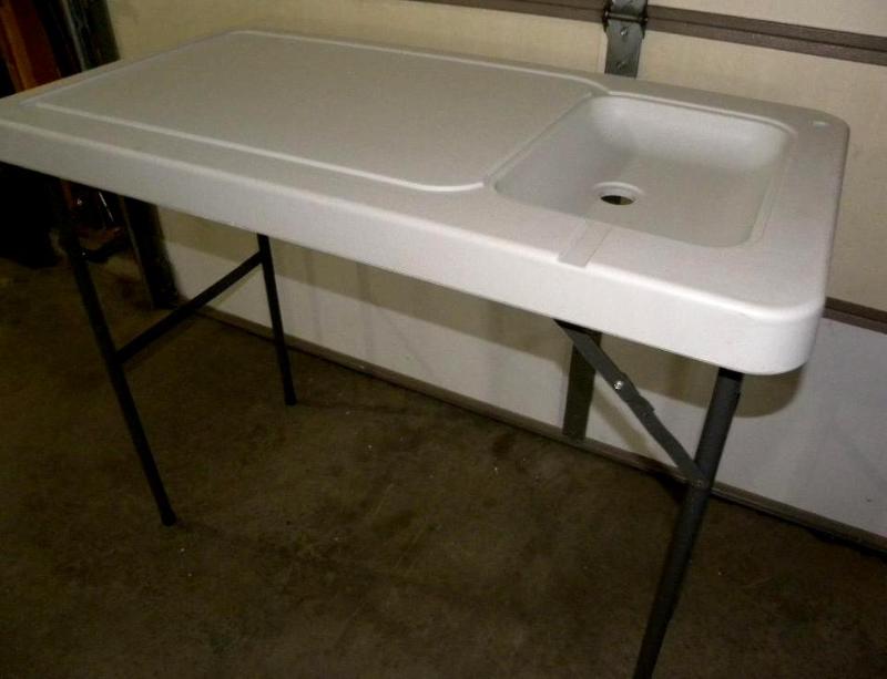 Fish  Game Processing Table, conta...