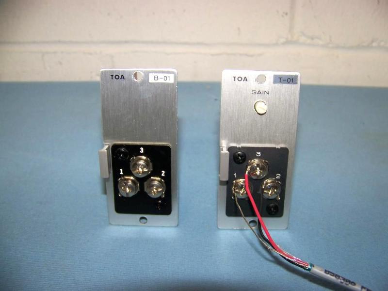 lot 19 image: (2) TOA, Stereo Modules for AmplifiersAmps