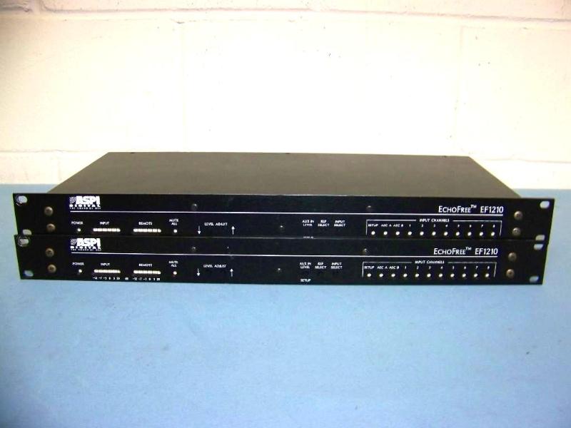 lot 26 image: (2) ASPI Digital, Echo Free, EF1210, Multi-Channel Echo Cancellers